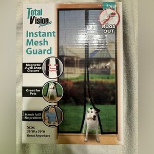 Magnetic screen door